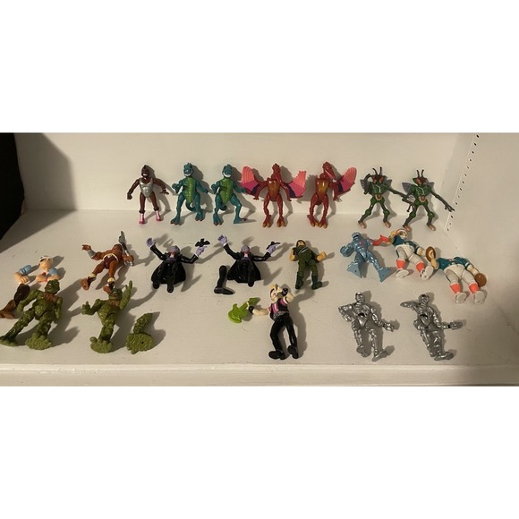 1991 Etrl Socket Poppers Set of 19 Characters Vtg Toy Lot...